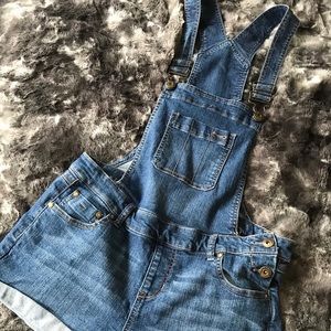 Jean Short Overalls